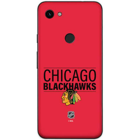 NHL Chicago Blackhawks Lineup Google Pixel 3a XL Skin